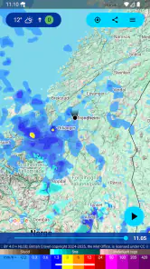 Regn Alarm (Rain Alarm) screenshot
