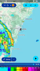 Regn Alarm (Rain Alarm) screenshot