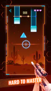 Rhythm Fire – EDM Skytespill screenshot