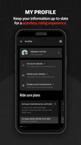 Royal Enfield App screenshot