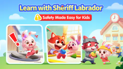 Sheriff Labrador Safety Games screenshot