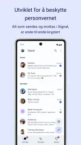 Signal – for private meldinger screenshot