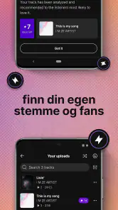 SoundCloud: musikk og lyd screenshot