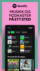 Spotify – Musikk og podkaster screenshot