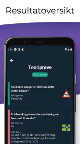 Teoriprøven – bil screenshot