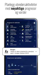 Transparente klokke og vær screenshot