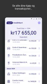 Trumf Kredittkort screenshot