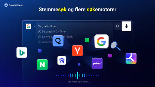 TV-nettleser BrowseHere screenshot