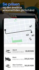 Uber - Be om skyss screenshot