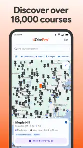 UDisc diskgolf screenshot