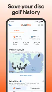 UDisc diskgolf screenshot