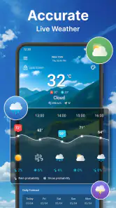 Weather forecast screenshot