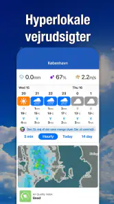Weathernews Vejrudsigt screenshot