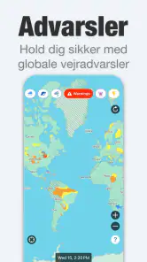 Weathernews Vejrudsigt screenshot