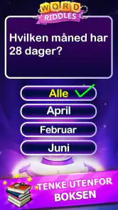 Word Riddles - ordspill uten n screenshot