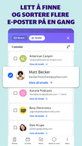 Yahoo Mail – hold deg organise screenshot