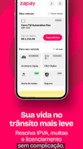 Zapay: Pagar IPVA 2026, multas screenshot