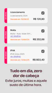 Zapay: Pagar IPVA 2026, multas screenshot