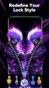 Zipper Lock Screen & Wallpaper screenshot