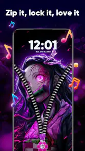 Zipper Lock Screen & Wallpaper screenshot