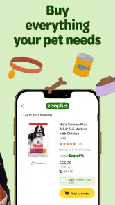 zooplus – fôr til kjæledyr screenshot