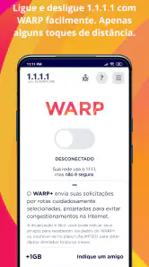 1.1.1.1 + WARP screenshot