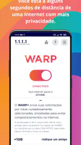 1.1.1.1 + WARP screenshot