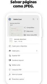 Adobe Scan: PDF Scanner e OCR screenshot