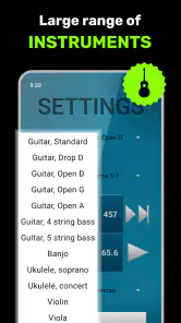 Afinador de guitarra perfeito screenshot