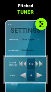 Afinador de guitarra perfeito screenshot