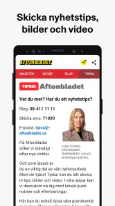 Aftonbladet Nyheter screenshot