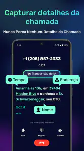 AI Phone: Tradução de Chamadas screenshot
