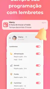Amamentação Rastreador do bebê screenshot