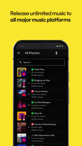 Amuse Music Distribution screenshot