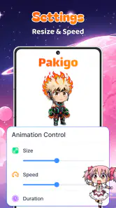 Anime Shimeji Pets On Screen screenshot