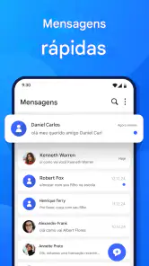 Aplicativo de mensagens SMS screenshot