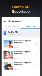 App Baixador de Vídeos em HD screenshot