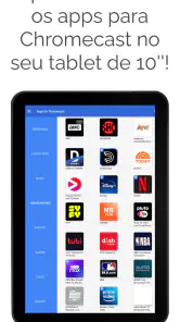 Apps para Chromecast screenshot