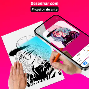 AR desenhando esboço e pintura screenshot
