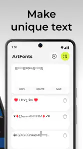 ArtFonts Letras Personalizadas screenshot