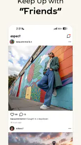 Aspect: Rede Social Só IA screenshot