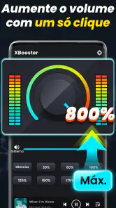 Aumentar volume do celular screenshot