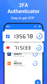 Autenticador: 2FA e Senha screenshot