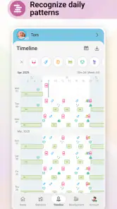 Baby Daybook - Amamentação screenshot