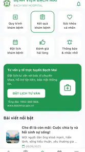 Bach Mai Care - Hồ sơ sức khoẻ screenshot