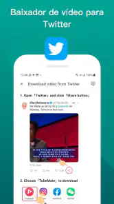 Baixador de vídeo e música screenshot