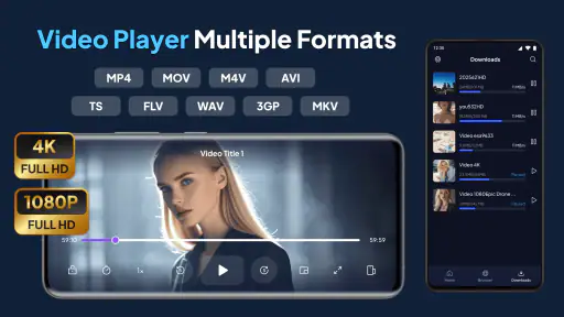 Baixador e reprodutor de vídeo screenshot