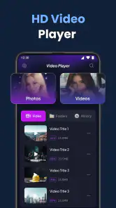 Baixador e reprodutor de vídeo screenshot
