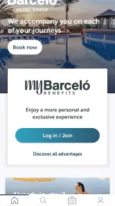 Barceló Hotel Group screenshot