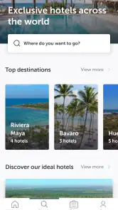 Barceló Hotel Group screenshot